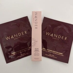 Wander Glow Ahead Face Oil & Eye Masks (x2)